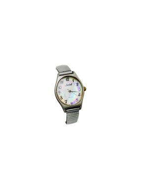 Vintage Annibel Women's Quartz Watch With Mother Of Pearl Dial & Stretch Band